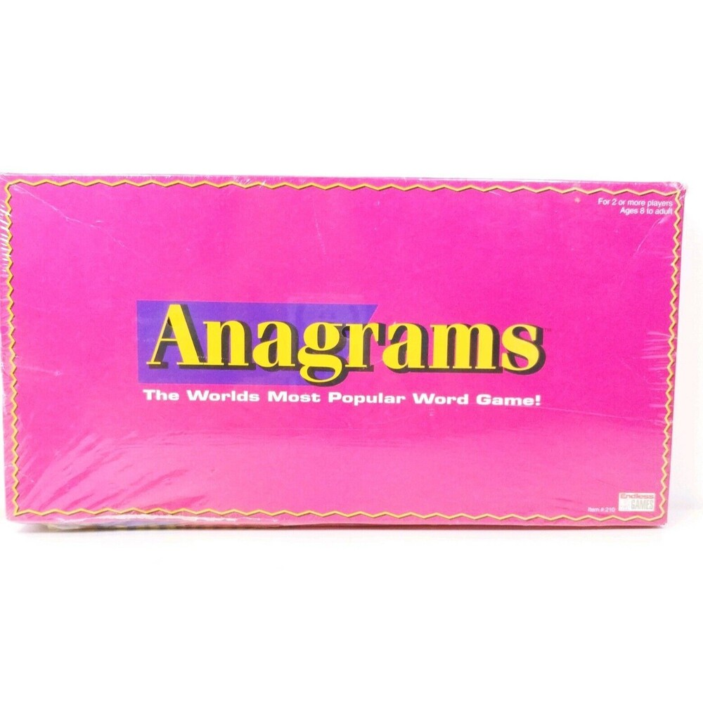 Rare Vintage Anagrams Word Game by Enless Games 1998. New